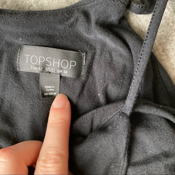 *2/$15* Topshop Black Romper - Picture 5 of 7